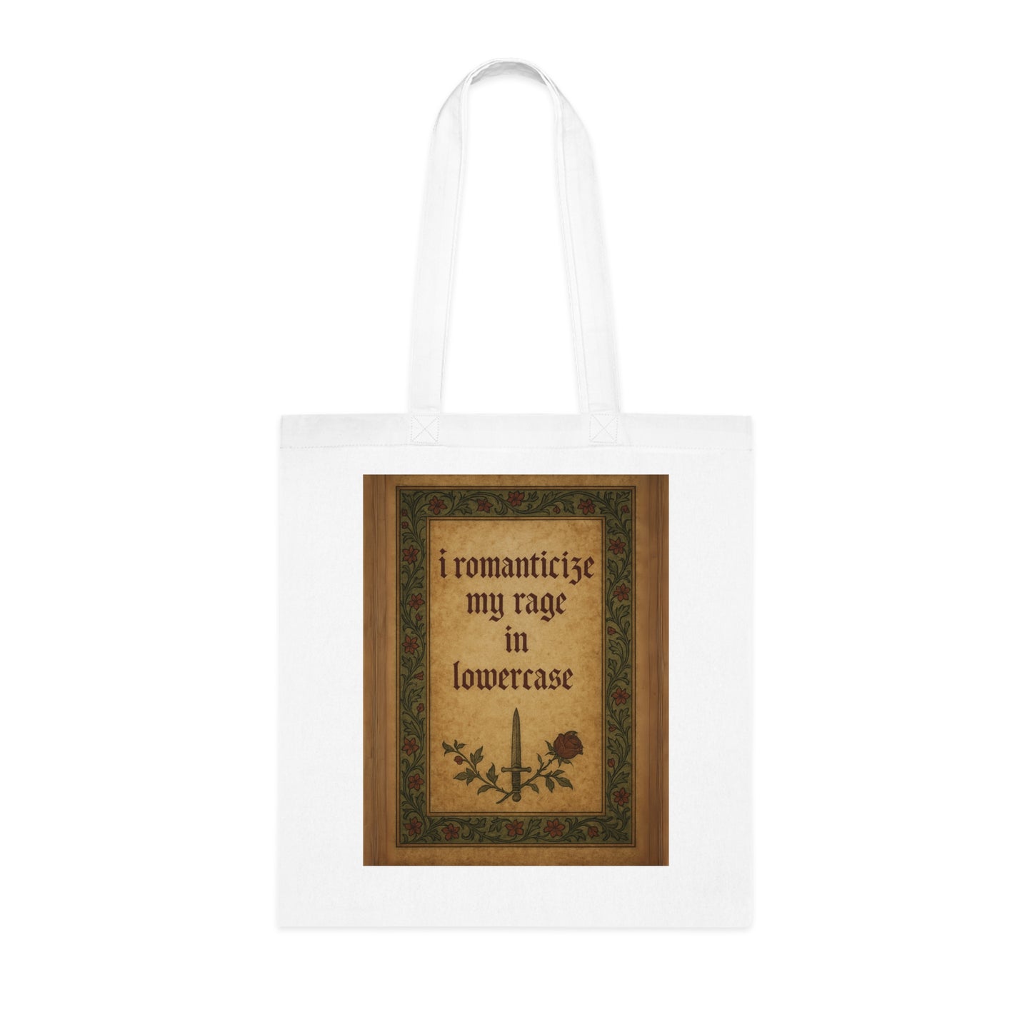 Romantic Rage Cotton Tote Bag | Literary Gift for Book Lovers | Sustainable Tote for Everyday Use | Perfect for Gifts, Shopping, [...]