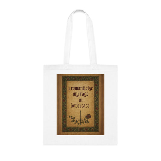 Romantic Rage Cotton Tote Bag | Literary Gift for Book Lovers | Sustainable Tote for Everyday Use | Perfect for Gifts, Shopping, [...]