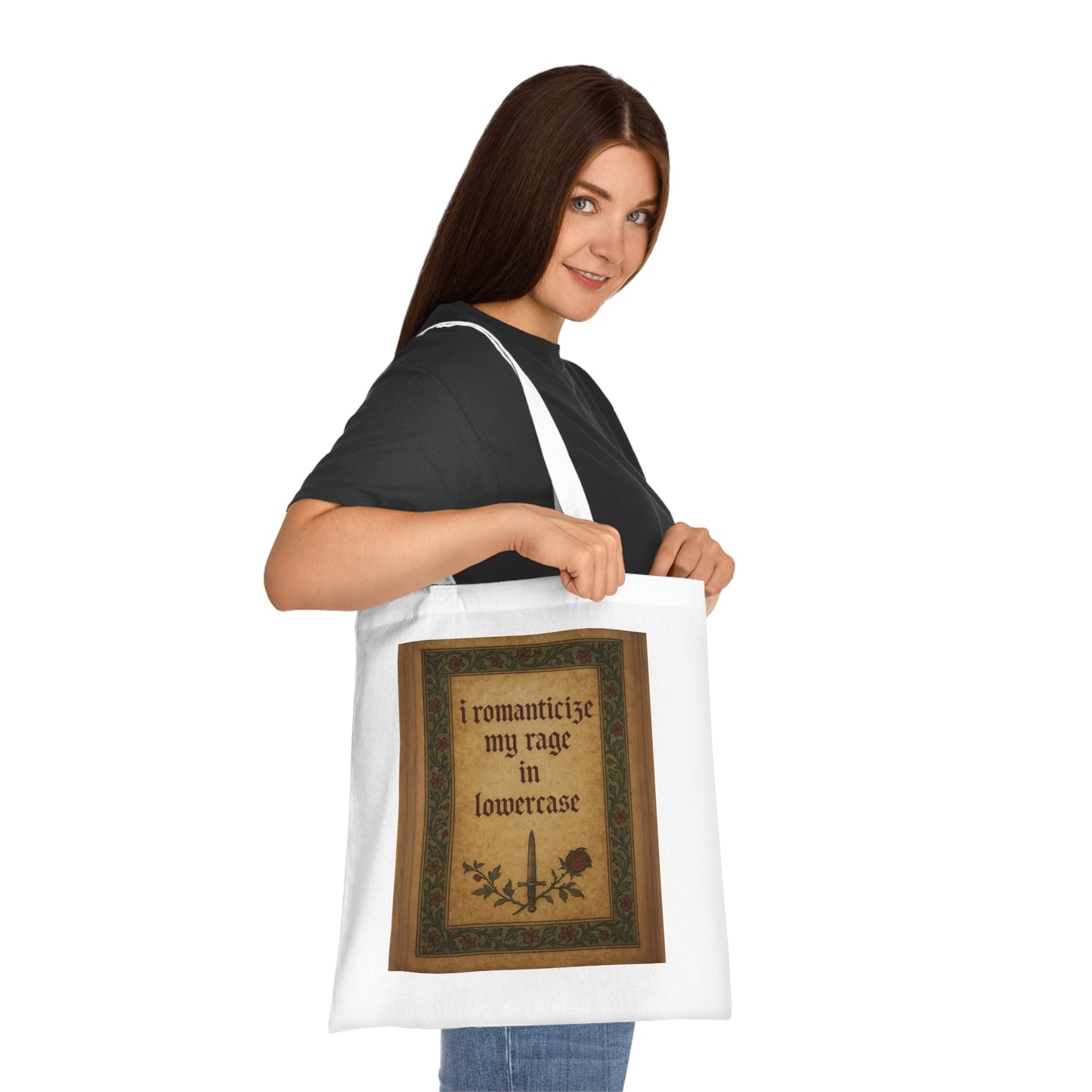 Romantic Rage Cotton Tote Bag | Literary Gift for Book Lovers | Sustainable Tote for Everyday Use | Perfect for Gifts, Shopping, [...]
